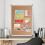 VIZ-PRO Cork Notice Board, 120x90cm, Silver Aluminium Frame 7