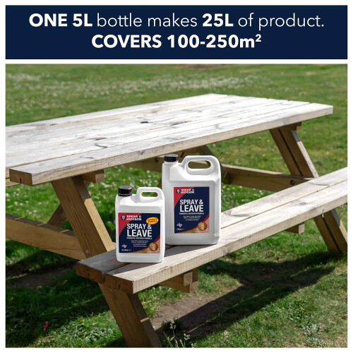 Spear & Jackson Spear and Jackson - Spray and Leave Concentrate 2 x 5 Litres - Kills 2