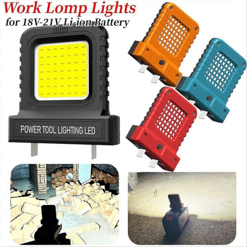 LED Work Light Waterproof Power Tool Accessorie Lithium Battery Work for Flood Lighting, Outdoor Co 2