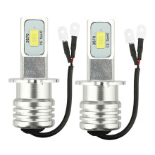 2x H3 Superhelle LED-Scheinwerfer-Kit 100W 10000LM Nebelscheinwerfer-Tagfahrlichtlampen 6000K Weiß