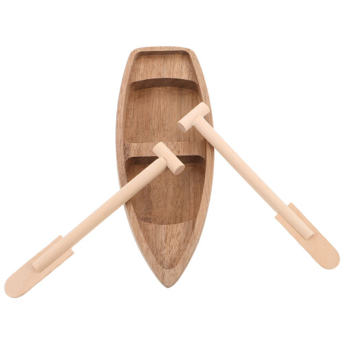 Mini Zeilboot Model Handgemaakt Voor Sfeervolle Decor