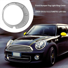 51117248791 Nebelscheinwerferringabdeckung für linke vordere Stoßstange, kompatibel mit MINI R56 09-13