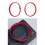 Camera Lens Ring compatible for III GR3X/GR3 HDF Camera Red 2