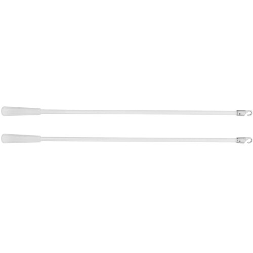 Vita persiennstänger i glasfiber, 2-pack