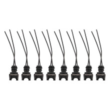 8 clips de cableado para conectores de inyectores de combustible, estilo empalme EV1 8, compatibles