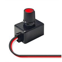 Universeller Dimmerschalter 12-24V Niedervolt-Lichtleistendimmer für LED-Wohnmobilbeleuchtung, Innenraumbeleuchtung,