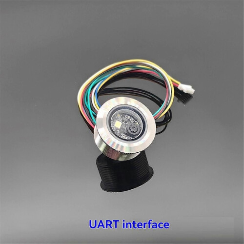 GM861-LED White Fill Lighting 2D/1D USB/UART DC3.3V QR Code Round Barcode Module Scanner Metal Enclo 1