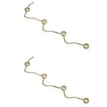 2X 23760-54030 2376054030 Crude Oil Injector Fuel Rail Pipe compatible Toyota compatible Hilux LN106 LN167 2.8 & 3.0Lt 3L 5L