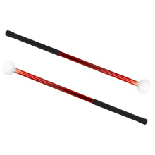Marching Band Drumsticks Felt Head Aluminum Sticks for Practice Lightweight Durable Rebound Control