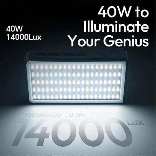 P40 Bi 40W Pro Video Light with Cooling Fan 2