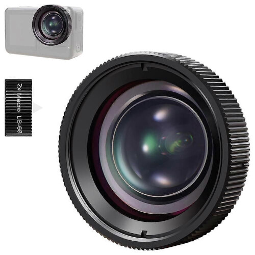 Φακός μακροεντολής LS-68 2X για DJI Osmo Action 5 Pro με πολλαπλή επί 1