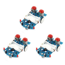 3X Oefenen Solderen Leren Elektronica Kit Car Project Kits Volgen RCar DIY Kit DIY Elektronische Kit