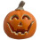 Plastgresskarlykt med lys - Halloween-dekorasjon 1