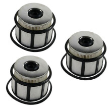 3 Pcs Fuel Filter Kit FD-4596 Fit compatible compatibled F & E Series 7.3L Powerstroke Diesel F-250 F-350 F-450 F-550 E-350
