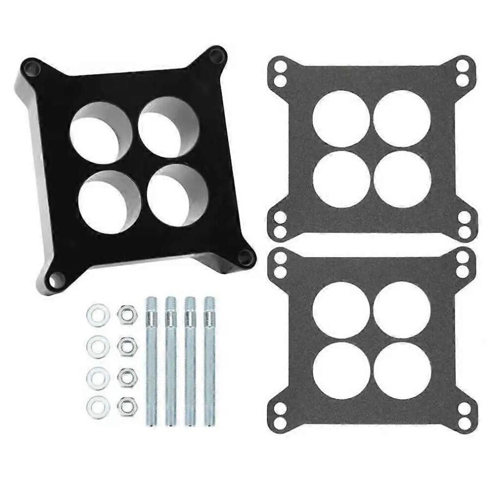 2Inch 4 Hole Carburetor Spacer Open Center Style Replacement For Holley Holley Chevy 4Bbl Sbc Bbc Engine Carb 9152359348843