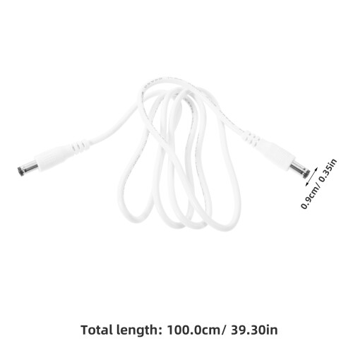 2Pcs White Nail Drill Power Cords Durable Plastic Metal for Home Use 1