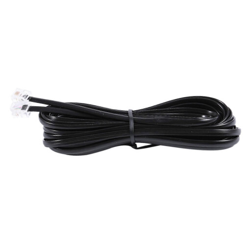 2X Καλώδιο Τηλεφώνου RJ11 6P4C για Μόντεμ ADSL 5 Μέτρα 2