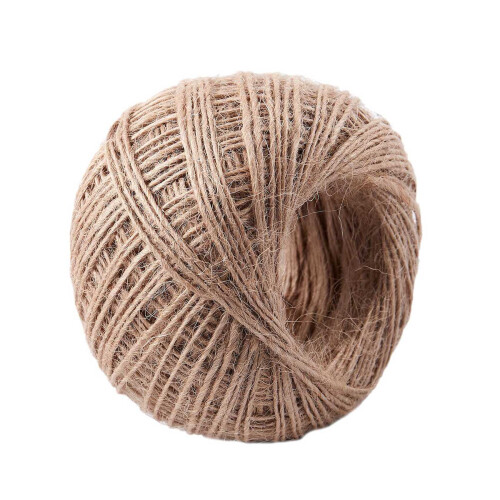 3X 100 Meter - Natural Textured Hessian Jute Twine String 1mm 2