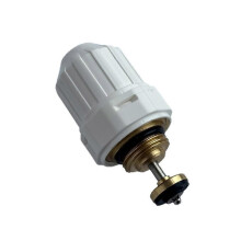 Temperature Controlled Floor Heating Water Distributor Regulating Valve Core M30x1.5 Threaded Actuator, G1/2 Thermostat