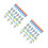 100Pcs Tpr Space Erasers Bulk Assorted Colors Mini Rockets Astronauts 6