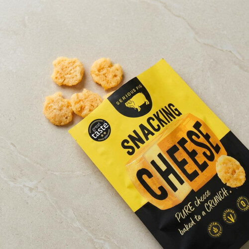 Serious Pig Snacking Cheese - Pure Cheese Crisps High Protein Zero Carb (12 x 24g) 2