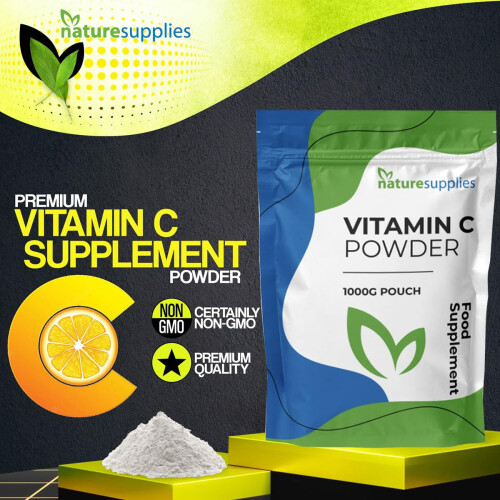 High Strength Vitamin C Powder 1000g, VIT C Ascorbic Acid, Pure, 2