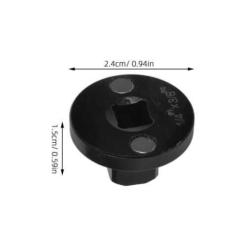 Durable Steel Ratchet Socket Adapter for Impact Driver 1/4 to 3/8 1