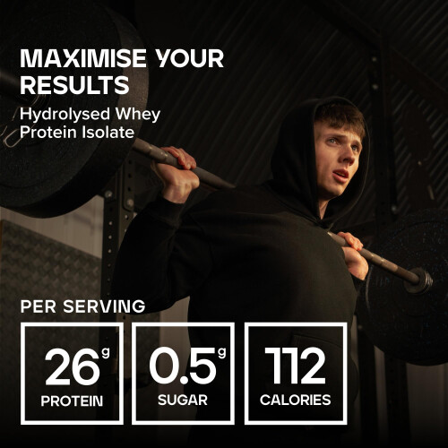 Bulk Hydrolysed Whey Protein Isolate, Protein Shake, Unflavoured, 500 g, Packaging May Vary 1