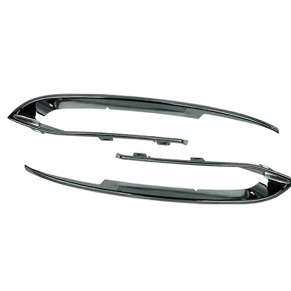 1Pair Car Bumper Decorative Strip(Lh+Rh)For 5 Series F10 F11 Fog Frame Trim 51117331769 51117 Light 9152359341547