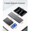 Inateck Foldable Wireless Keyboard with Number Pad, Multi-Device Bluetooth Folding Keyboard with Smart AI Function, Portable Design for iPad/iPhone/An 2