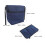 2Pcs Dark Blue Wheelchair Carry Bag with Multiple Pockets Polyester 2