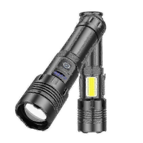1000000 Lumens Super Bright LED Tactical Flashlight Rechargeable LED Work Light 1