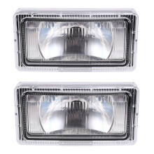 2PCS Car Front Bumper Fog Lights Foglamp for Mercedes-Benz 124 AMG Additional Fog Lamp Front Fog Driving Light