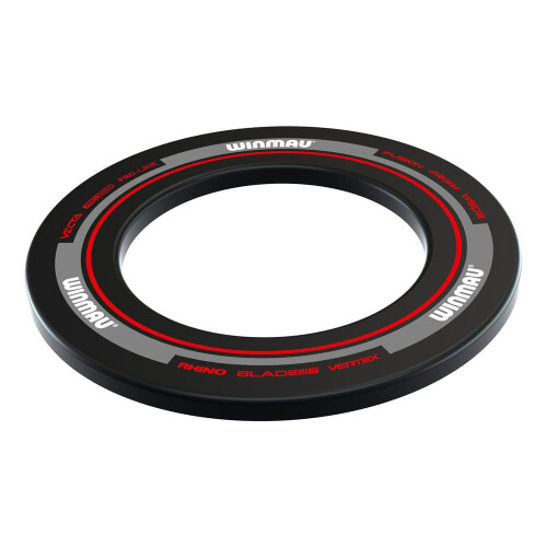 winmau WINMAU Black & Red Advance Dart Board Surround Ring – Durable 1