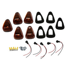 5er-Pack Kabinenmarkierungsleuchten mit bernsteinfarbener Linse und Dachmarkierungsleuchten inklusive