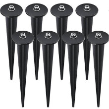 8pcs Light Stake Flood Lights Outdoor Lights Ground Flood Lights Outdoor Stake Garden Lamp Flood Lights