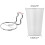 24 Sets Pegboard Bins with Rings Style Pegboard Hooks with Pegboard Cups Pegboard Cup Holder Accesso 4