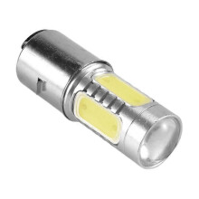 12V BA20D H6 4 COB LED White Bulb Light For Moped ATV Headlight