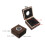 Small Coffee Wooden Lighter Storage Box with Hinged Lid Display 2
