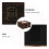Small Coffee Wooden Lighter Storage Box with Hinged Lid Display 4