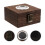 Small Coffee Wooden Lighter Storage Box with Hinged Lid Display 6
