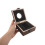 Small Coffee Wooden Lighter Storage Box with Hinged Lid Display 7