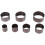 7Pcs Round Leather Craft Cutter Mold Die Template Punching Tools 4