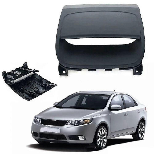 For Kia Forte Cerato 2009-2017 Electronic Clock Trim Panel CD Frame Upper Trim Panel Center Cover 1