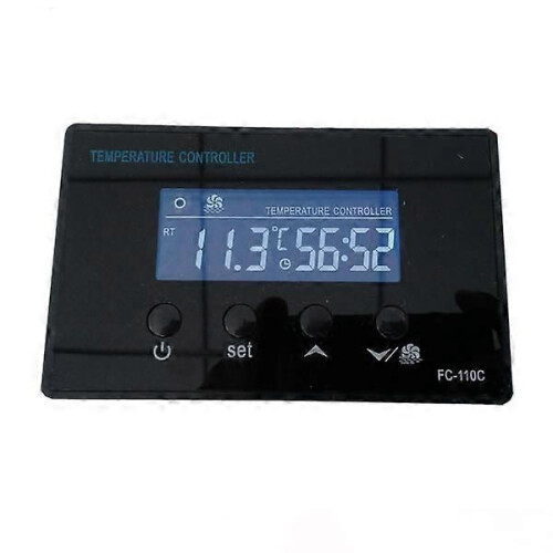 FC-110C 230V10A LCD Mini Sauna Room Foot Spa Digital Temperature Controller with Countdown Timer Regulator Thermostat 1