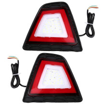 Car LED Rear Bumper Lights Brake Lights compatible for Fit 2014-2017