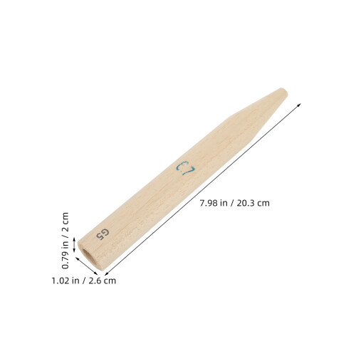 Racket Handle Wood Grip Replacement Part for Badminton Practice 1