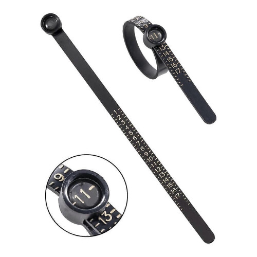 Ring Sizer Measuring Tool Set with Magnifying Glass, Integrated Conical Solid Ring Mandrel Sizer Too 1