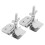 4PCS Silk Screen Printing Metal Butterfly Frame Hinge Clamp DIY Hobby Tool 6