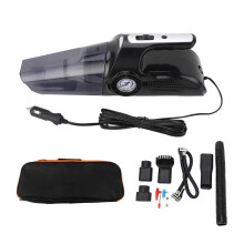 2 in 1 Car Vacuum Cleaner, Tire Inflator, High Power Emergency Air Pump, 12V 120W, Cigarette Lighter Plug